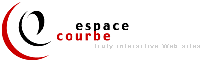 Espace Courbe, for truly interactive Web sites