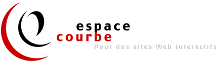 Espace Courbe, pour des sites Web interactifs